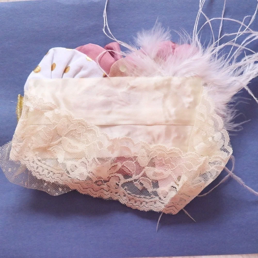 Girls & Baby Couture Floral/ Feather Headbands NEW